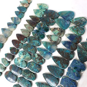 Paires de cabochons ovales en quartz de haute qualité, mélangées, magnifiques, naturelles, avec jeu de couleurs, pour la vente en gros au meilleur prix pour la bijouterie - Product Image 6