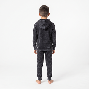Conjunto de Sudadera con Capucha y Pantalón de Chándal para Niños, 100% Algodón, Lavado Ácido, con Cremallera Completa, Personalizable, Casual, para Niños y Niñas, Venta al por Mayor - Product Image 2