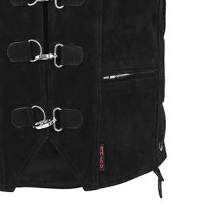Chaleco de Motocicleta de Cuero Genuino para Hombre, Diseño Personalizado, Chaleco de Motociclista, OEM ODM, Ropa Exterior Duradera y a la Moda para Motociclistas - Product Image 6