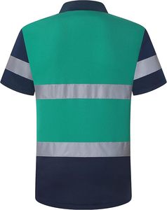 Summer Reflective Waterproof Plus Size Safety Polo Shirts <b>Night</b> Shift Work Wear <b>Road</b> Construction Hi Visibility Black - Product Image 2