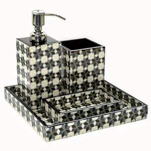 Distributeurs d'époxy en résine naturelle pour salles de bain, présentant une finition à motif de pierre unique pour un look sophistiqué - Product Image 2