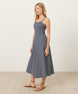 Spring Summer Women Beach Dress Custom Summer Dress A-Line Casual Summer Wear Natural Waistline Racerback Straps Midi Dress - Product Image 2