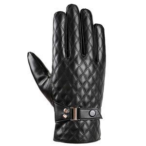 Nouveauté, gants de conduite en cuir véritable imperméables, gants de mode pour tous les jours, en peau de chèvre, unisexe, toutes saisons, prix raisonnables - Product Image 4