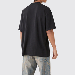 Mans Oversized Short Sleeve Cotton <b>T</b>-<b>Shirt</b> <b>Men</b> Casual O-Neck Jersey Print Front Letter Design - Product Image 2