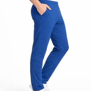 Pantalones Deportivos de Lona para Hombre, Cintura Alta, Corte Ajustado, Transpirables, de Poliéster Medio, Cintura Elástica, Cómodos, Estilo Urbano - Product Image 3