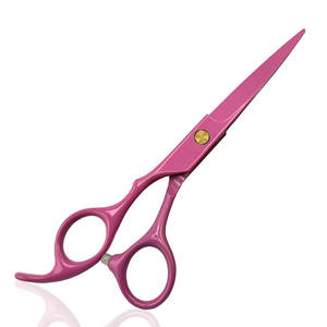 Ciseaux de coiffure roses en acier inoxydable, ciseaux de barbier professionnels, outil de coiffure professionnel - Product Image 1