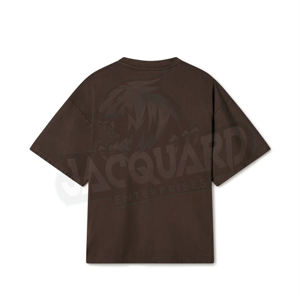 Camiseta Extra Grande con Logotipo Impreso Personalizado, 100% Algodón Pesado, Unisex, Estilo Urbano, para Hombre - Product Image 6