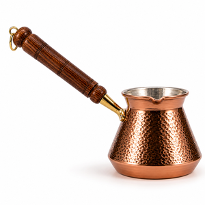Hammered Copper Antique Finish Turkish Greek Arabic <b>Coffee</b> Pot Stovetop <b>Coffee</b> Maker Cezve Ibrik Briki <b>Coffee</b> Pot - Product Image 4