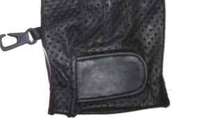 Gants de cycliste en cuir de chèvre de haute qualité, nouveau style, demi-doigts, respirants, été, fermeture Twist Lock, unisexe, Keven Impex KI-1653 - Product Image 5