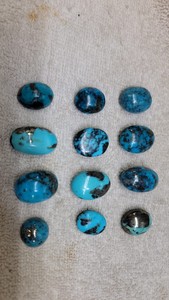 Turquoise Smooth Gemstone Cabochon - Product Image 1
