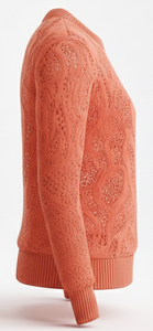 Pull en laine mélangée haut de gamme pour homme, anti-plis, col rond, motif éclair, luxe, manches longues, coupe classique - Product Image 4