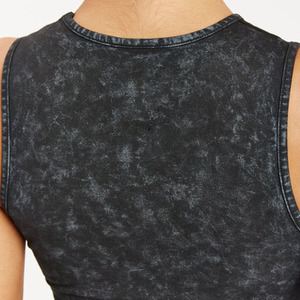 Camisetas sin mangas para mujer, antiencogimiento, ligeras, transpirables, de tela, negras, lisas, de marca privada, ajustadas, al por mayor, las mejores camisetas sin mangas para mujer - Product Image 6