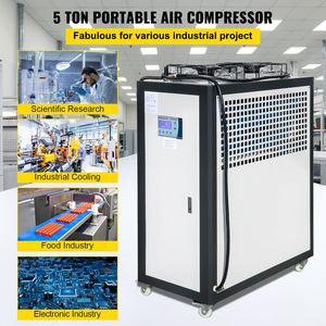 Refrigeratore d'Acqua Industriale Raffreddato ad Aria da 15 Tonnellate, 15HP 3KW 220V con Controllo Microcomputerizzato - Product Image 2
