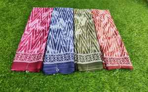 Sari de georgette elegante con blusa, sari de moda étnica, sari de tela suave, proveedor de calidad de exportación. - Product Image 4