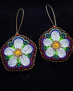 ต่างหูปักผ้าประดับลูกปัดแก้วทำมือ น้ำหนักเบา สำหรับงานปาร์ตี้ งานปักครอสติช และงานฝีมือเย็บปักถักร้อย - Product Image 6