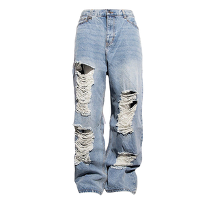 Prix d'usine Jean classique pour homme en coton durable à porter au quotidien Logo personnalisé OEM disponible en gros à bas quantité minimale de commande - Product Image 4