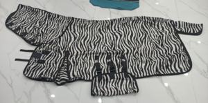 Alfombra de caballo de verano personalizable tela de malla única con cuello desmontable Combo relleno de algodón directo del proveedor de la India - Product Image 4