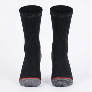 Crew <b>Socks</b> Geometric Pattern Blue Breathable <b>Running</b> <b>Socks</b> for Adults Spring Season - Product Image 1