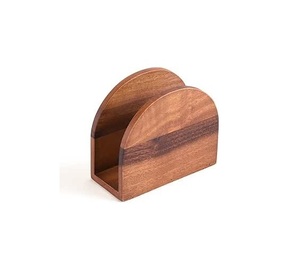 Vintage wooden napkin holder antique finish <b>dining</b> <b>table</b> accessory decorative kitchen organizer stylish home decor piece - Product Image 1