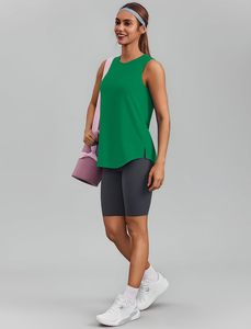 Débardeur côtelé décontracté pour femme, sans manches, ajusté, en coton extensible, écologique, séchage rapide, col rond, doux, respirant, basique d'été - Product Image 3