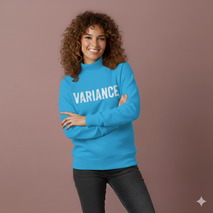 Suéter de cuello alto oversize para mujer, de manga larga, tejido, color liso, para otoño, transpirable, de algodón y bambú, con cuello simulado. - Product Image 5