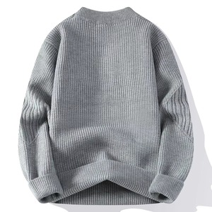 Pull pour homme en tricot doux de qualité supérieure, manches longues, confortable pour tous les jours, idéal pour l'hiver, fabriqué par une usine de vêtements de grande capacité - Product Image 2