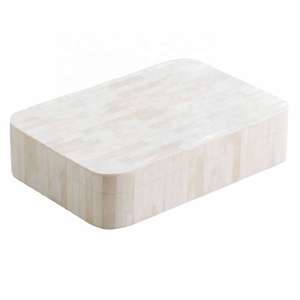 Boîte à bijoux artisanale en os incrusté, organisateur de bijoux, boîte de rangement pour souvenirs, pour bagues, boucles d'oreilles, colliers et accessoires - Vente chaude - Product Image 5