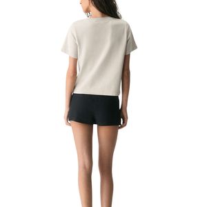 Casual T Shirts Women Slim Fit Tees Short Sleeve Summer Ladies Basic Solid Top OEM ODM Manufacturer Custom Wholesale Bulk - Product Image 4