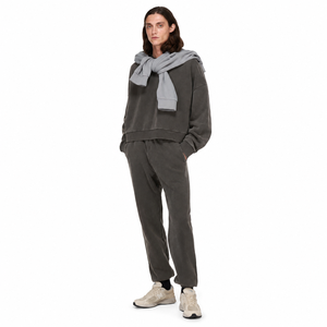 Ensemble de sweat-shirts à col rond surdimensionnés et lavés personnalisés |   Pull-over streetwear vintage premium délavé à l'acide - Product Image 3