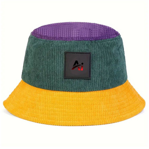 <b>Mens</b> Cotton Waterproof <b>Boonie</b> Bucket <b>Hat</b> With Chin Strap UV Protection <b>For</b> Boating Hiking And Beach Sports - Product Image 3