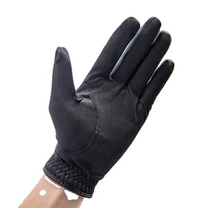 ถุงมือกอล์ฟสีดำสำหรับผู้ชาย, ถุงมือกอล์ฟเส้นใยนิ่มระบายอากาศ - Product Image 4