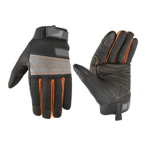 Guantes Mecánicos Amara de Cuero Sintético Reforzado con Logotipo Personalizado, Antivibración, Resistentes a Cortes, de Alta Resistencia, para Seguridad Laboral - Product Image 1