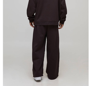 Pantalon de jogging OEM taille haute pour homme, coupe large, en coton biologique 100%, avec effet ventre plat, personnalisable par sérigraphie - Product Image 6