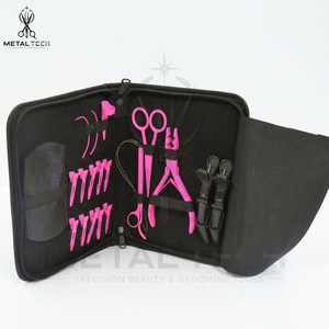 Kit d'outils de précision pour extensions de cheveux : pinces, aiguilles à boucle, crochets, perles et clips pour l'installation professionnelle d'extensions capillaires - Product Image 5