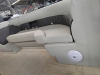 Bateau ponton de luxe à moteur hors-bord en aluminium soudé de 7 m (23 pieds) avec télécommande, idéal pour la pêche – Offre spéciale USA