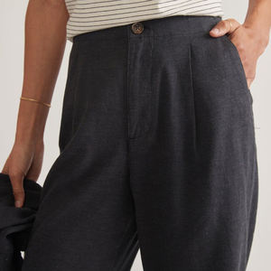 Nouveau design – Pantalon femme sport et décontracté, taille haute, couleur unie, coupe droite pleine longueur - Product Image 5