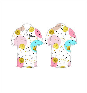 เสื้อโปโลผู้ชายแบบสั่งทำพิเศษ พิมพ์ลายผลไม้แบบนามธรรม เสื้อกอล์ฟ ระบายเหงื่อได้ดี แขนสั้น ชุดยูนิฟอร์มประสิทธิภาพสูง รับผลิตแบบ OEM ขายส่ง - Product Image 2
