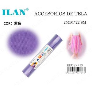 Tessuto in tulle viola Ilan 25 cm x 22,8 m per accessori per la creazione di abiti - Product Image 3