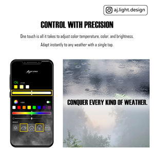 AJ LIGHT DESIGN - Faro Delantero LED RGB Duradero de 35 W con Luz Alta/Baja, Actualización de Faro Delantero, Lente de Proyector de 3 Pulgadas, Resistente al Agua, Hecho en Taiwán - Product Image 6