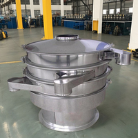 Máquina de Cribado Vibratoria Ultrasónica de Alta Frecuencia Motorizada Runnest, Construcción de Acero Inoxidable para Alimentos y Líquidos