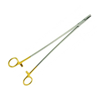 Porte-aiguille en acier inoxydable, instrument chirurgical, poignée ergonomique, maintien sécurisé de l'aiguille, équipement médical durable
