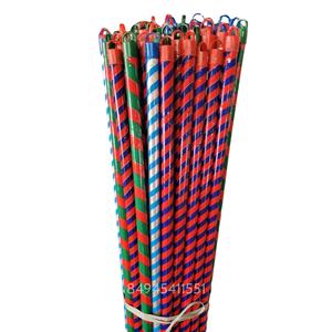 Brosse à balai en bois écologique et durable, design zèbre, manche en PVC enduit de fil italien, longueur 120 cm, bois d'eucalyptus du Vietnam - Product Image 6