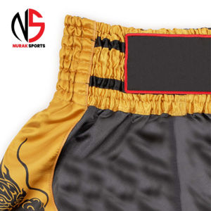 Short de Muay Thai 100 % polyester de haute qualité, fabriqué à Nurak avec option OEM en 2026 - Product Image 3