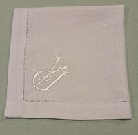 Serviettes en lin personnalisées brodées à la main, serviettes de mariage brodées, sets de table monogrammés à la main, vente en gros