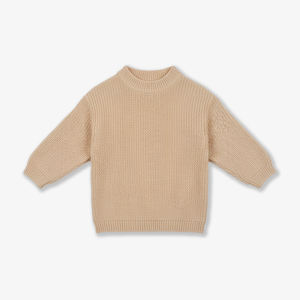Suéter de punto para bebé, cuello redondo, 100% algodón, tejido a máquina, ODM y OEM, de Vietnam, ecológico. - Product Image 6
