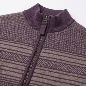 Custom Logo <b>Men's</b> Xmas Pullover <b>Jumper</b> Knit Jacquard <b>Men</b> 1/4 Zipper Ugly <b>Christmas</b> Sweater - Product Image 6