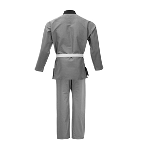 Kimono de BJJ 100% Coton Respirant Coupe Classique Unisexe Adulte Teint Uni Uniforme d'Arts Martiaux de Jiu-Jitsu Brésilien - Product Image 6