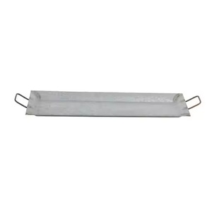 Bandeja Decorativa Rectangular de Metal con Asas de Cuerda, Estilo Rústico, Acabado Galvanizado, para Decoración del Hogar - Product Image 3