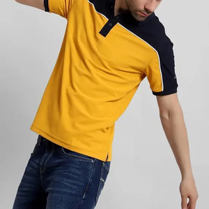 Chemise décontractée pour homme en tricot uni à manches courtes, nouveau style, tissu doux, séchage rapide, respirant, tendance, vente en gros OEM - Product Image 5