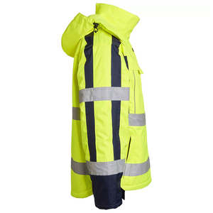 High-Visibility <b>Winter</b> Safety Jacket Waterproof Industrial Construction Warm <b>Workwear</b> Waterproof Windproof Security Jacket - Product Image 6